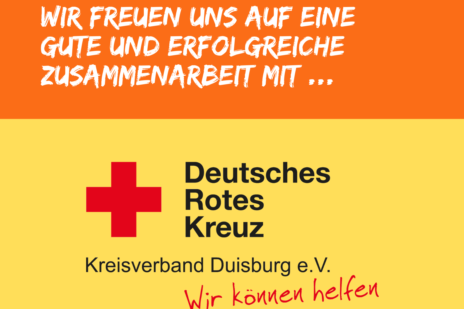 Kooperation mit dem DRK – Kreisverband Duisburg Hochfeld